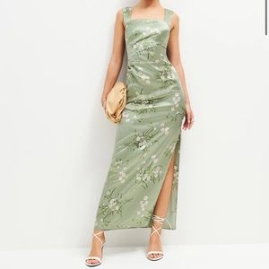 NWT Reformation Earl Silk Dress